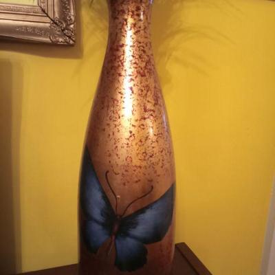 Tall Gold Vase