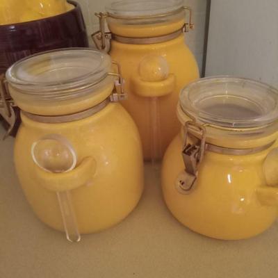 Yellow Cannister Set