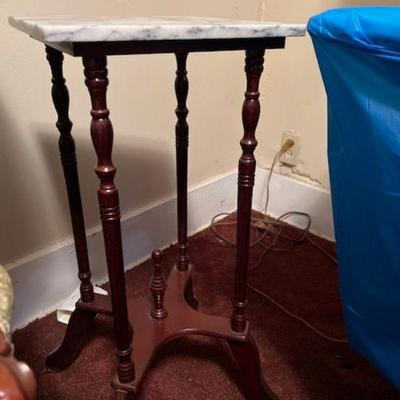 Marble/Wood Stand