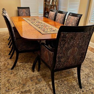 Drexel Heritage Dining table with leaf and 8 chairs