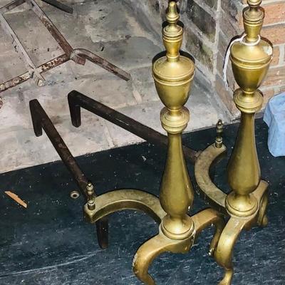 FIRE DOGS ANDIRONS