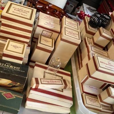 Boxes and boxes of Vintage Avon Items