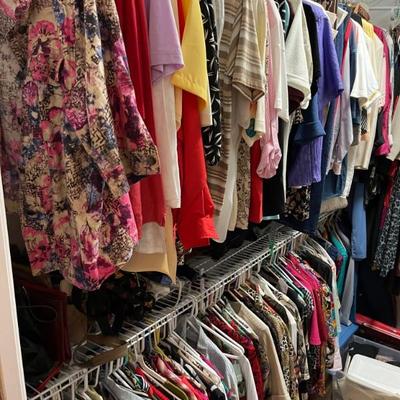 Ladies Clothes and Shoes and Purses Etc