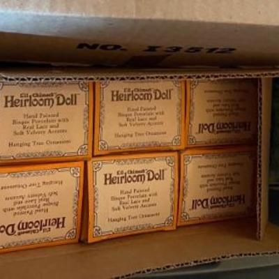 Boxes of Heirloom Dolls