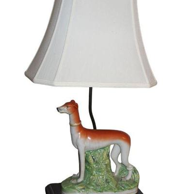 staffordshire dog lamp