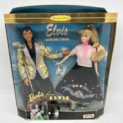 Collectable Barbie w/ Elvis in Factory Box