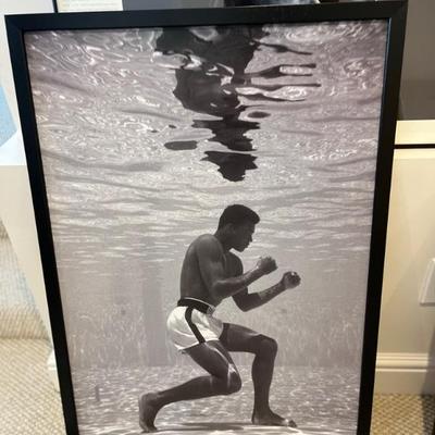 Famed photo by Flip Schulke ~ 19 year old Ali working out underwater