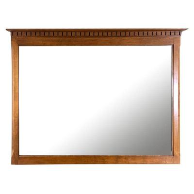 Heywood Wakefield Wall Mirror |    Wood framed horizontal wall mirror
Dimensions: w. 51 x h. 38.5 in 