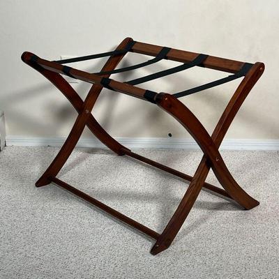Folding Luggage Rack | Dimensions: l. 27 x w. 19 x h. 19 in (opened up) 