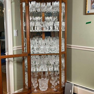 Extensive Collection Of Crystal & Other Glass | Including wine, glasses, champagne, glasses, Sherry, glasses, lowballs, decanters,...