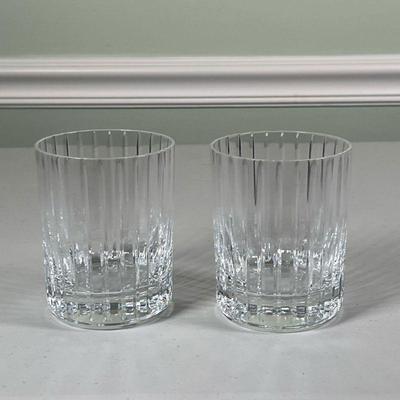 (2pc) Pair Baccarat Low Ball Glasses |   Fluted sides
Dimensions: h. 4 x dia. 3.25 in  