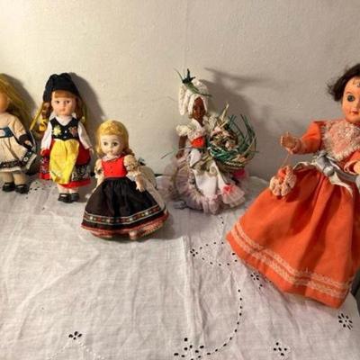 Madame Alexander, Ginny Dolls, Victorian Hand Sewn Boudoir Doll