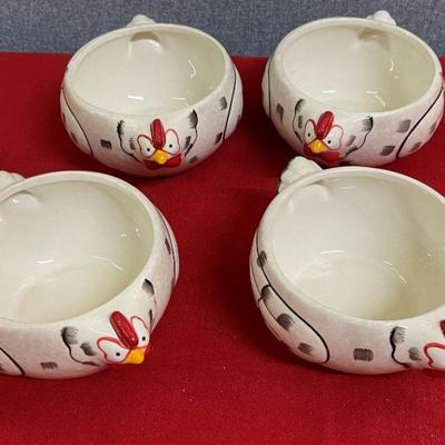 4  small chicken bowls