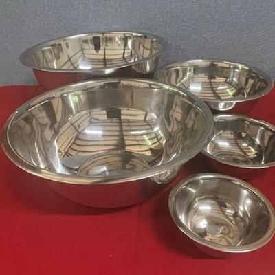set of 5 mixing bowls