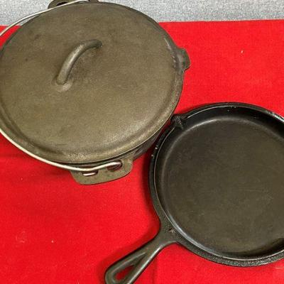 Cast Iron dutch over and griddle