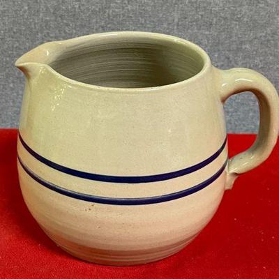 unmarked pottery pitcher