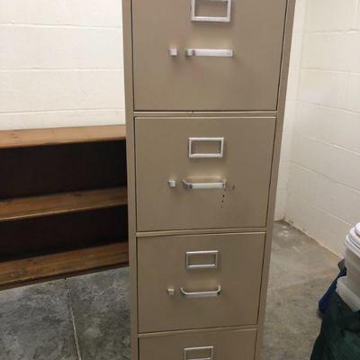 4 drawer metal file cabinet