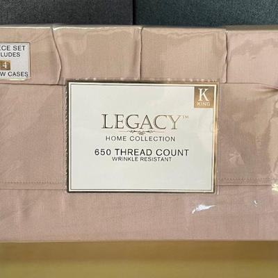 Legacy king sheet set / 650 thread count