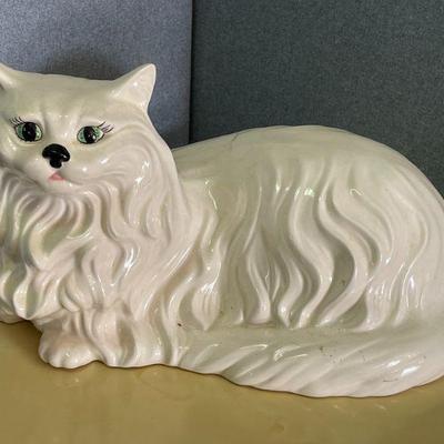 large ceramic cat