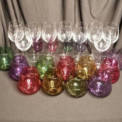 Colorful Wine Glasses