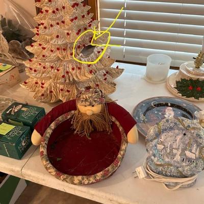 2ft ceramic tree - *NO BASE- piece broken off