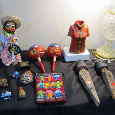 HANDMADE OAXACAN MEXICO ART, ANTQ TELEPHONE POLE INSULATORS