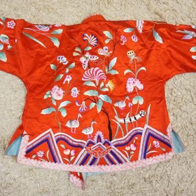 1295	ASIAN SILK EMBROIDERED JACKET
