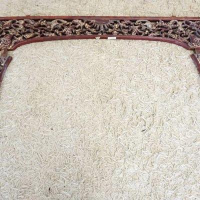 1187	ASIAN CARVED 3 PART FRAME	ASIAN CARVED 3 PART FRAME W/GILT ACCENTS, APPROXIMATELY 40 IN X 28 IN HIGH
