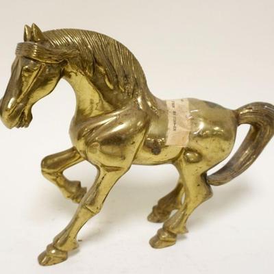 1133	SOLID BRASS HORSE	SOLID BRASS HORSE, APPROXIMATELY 9 IN HIGH

