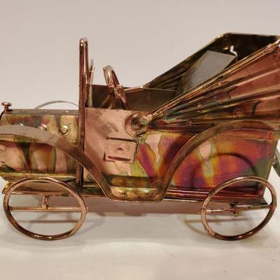 Copper Car Music Box - Happy Days Are Here Again - works