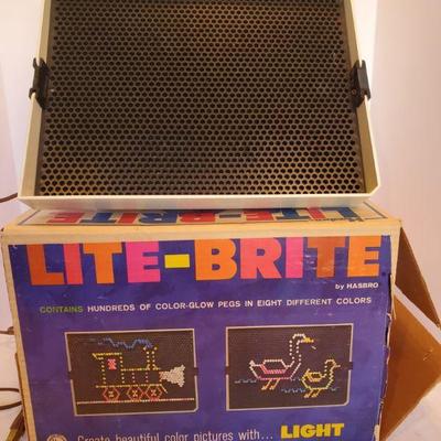 Vintage Lite-Brite - works
