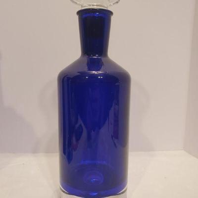 Cobalt Blue Decanter