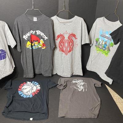 T-shirts video games designs - assorted sizes