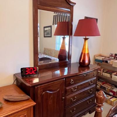 Harrison walnut double dresser $420