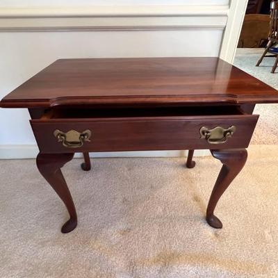 Statton one drawer end table $280
