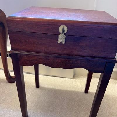 Document chest with stand $80