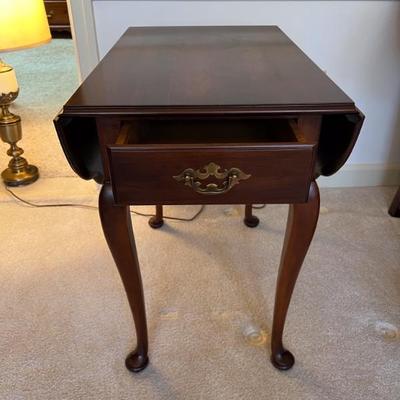 Statton drop leaf end table x2 $245 each