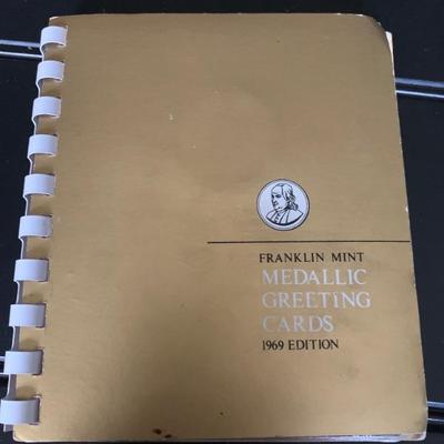 Franklin Mint Medallic Greeting Cards 1969 Edition