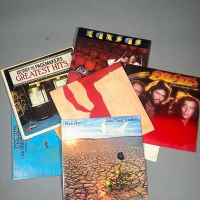 (8PC) ROCK & OTHER VINYL | Including The Bee Gees, Kansas, Randy Newman, and others 