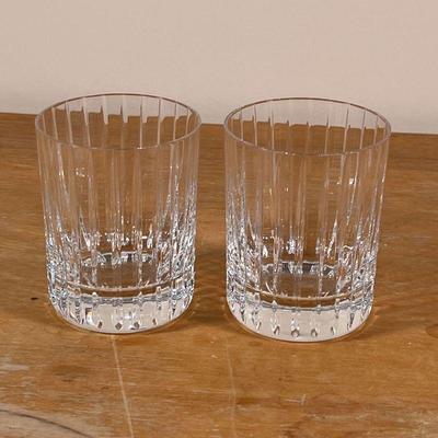 PAIR BACCARAT LOW BALL GLASSES | Very good condition both signed on the bottom
Dimensions: h. 4 x dia. 3 in. 