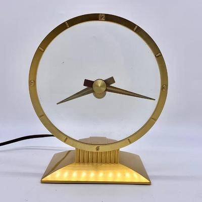 Vtg. Jefferson Golden Hour electric clock, working