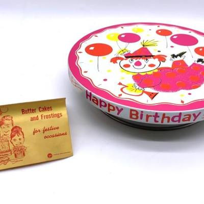 Vtg. musical birthday cake stand 1964