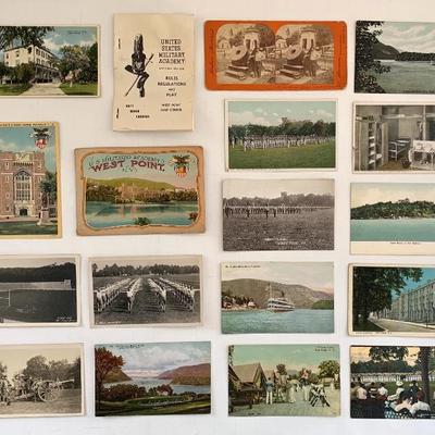 West Point postcards and related