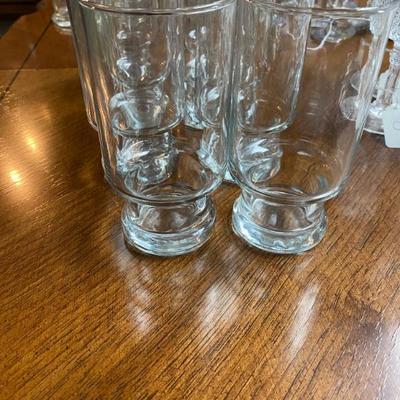 Mid Century Footed Glasses