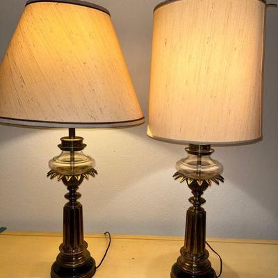 Awesome matching heavy lamps