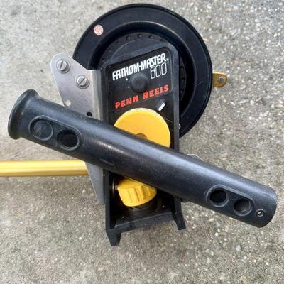 We have a pair of Penn Fathom Master 600, includes reel with cable, pole holder, etc, etc!