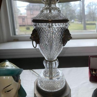 Paul Hanson lamp, Baccarat crystal? 