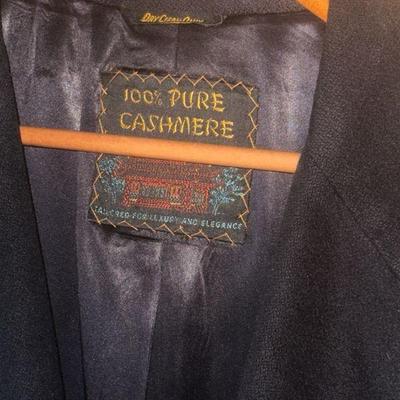 100% CASHMERE OVERCOAT