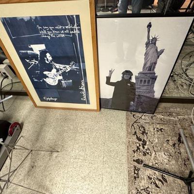 Framed Beatles Art