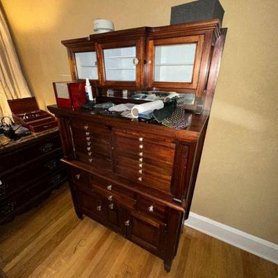 Antique Dental Cabinet